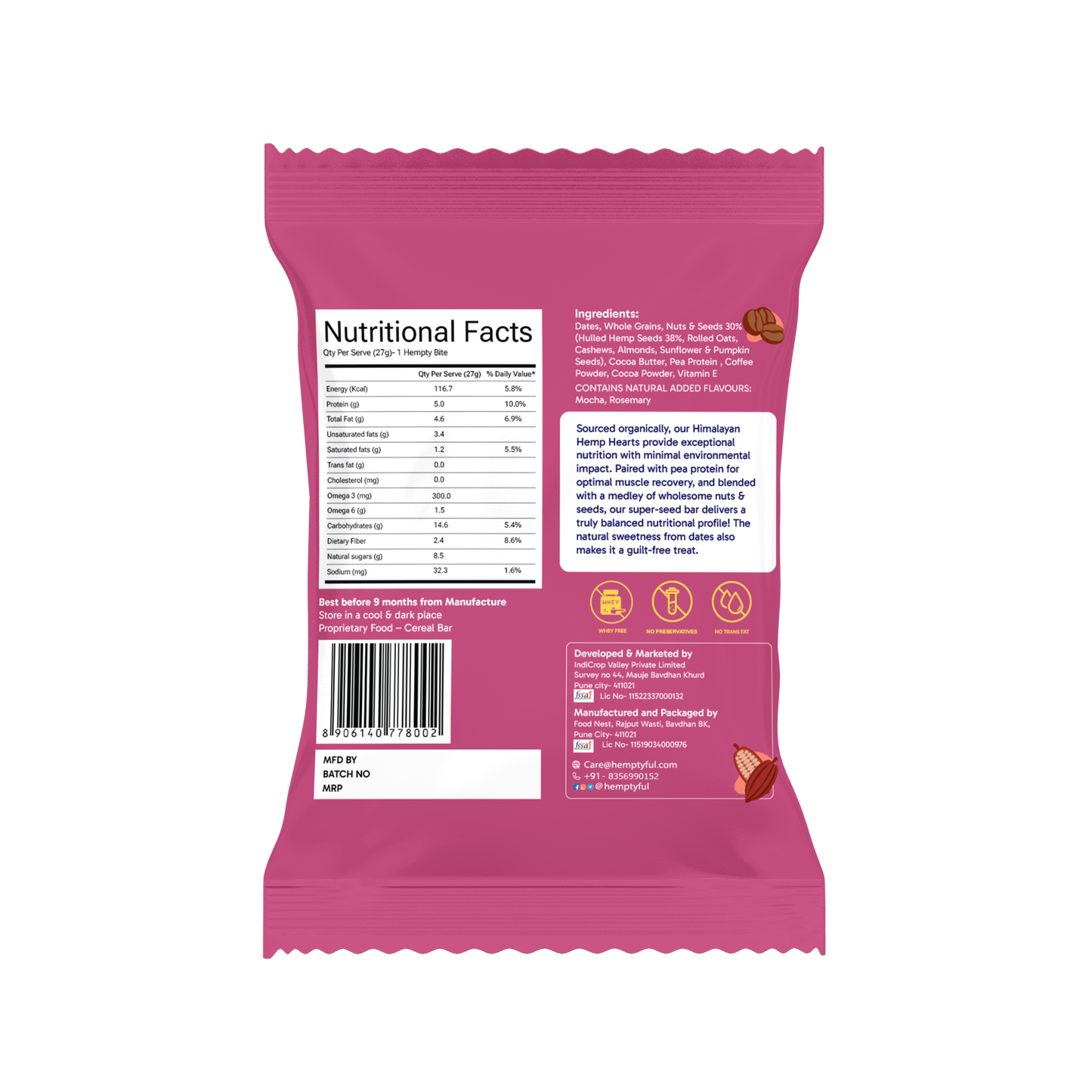 Superseed Bars - Mocha (Pack of 1)