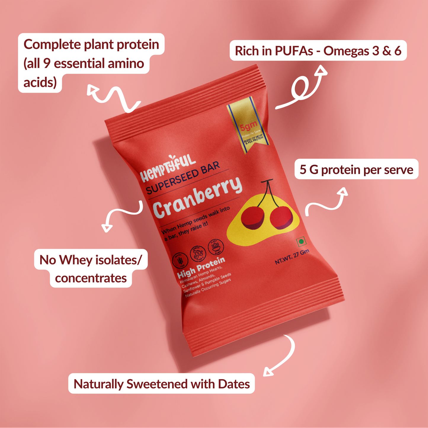 Superseed Bar - Cranberry