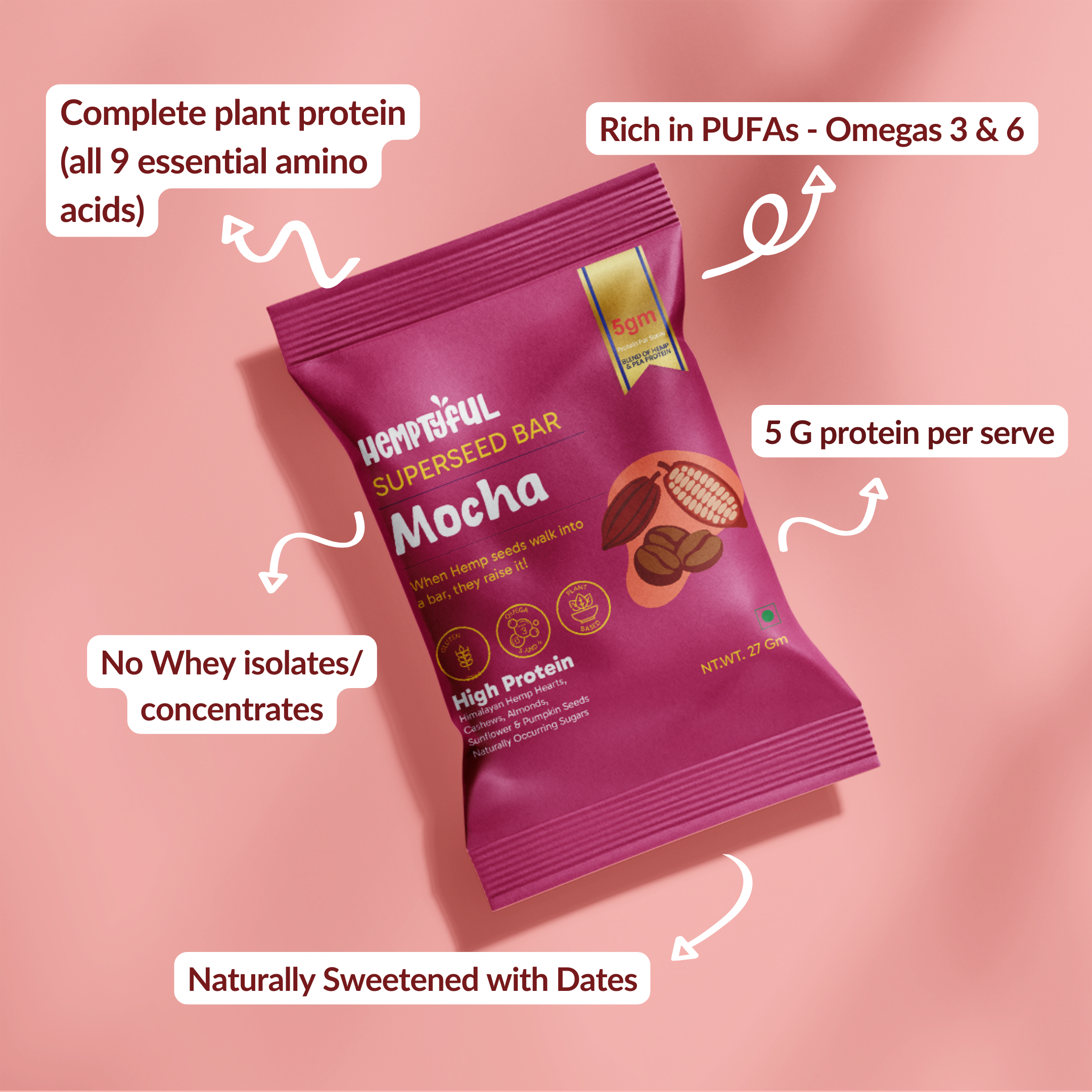 Superseed Bars - Mocha (Pack of 1)